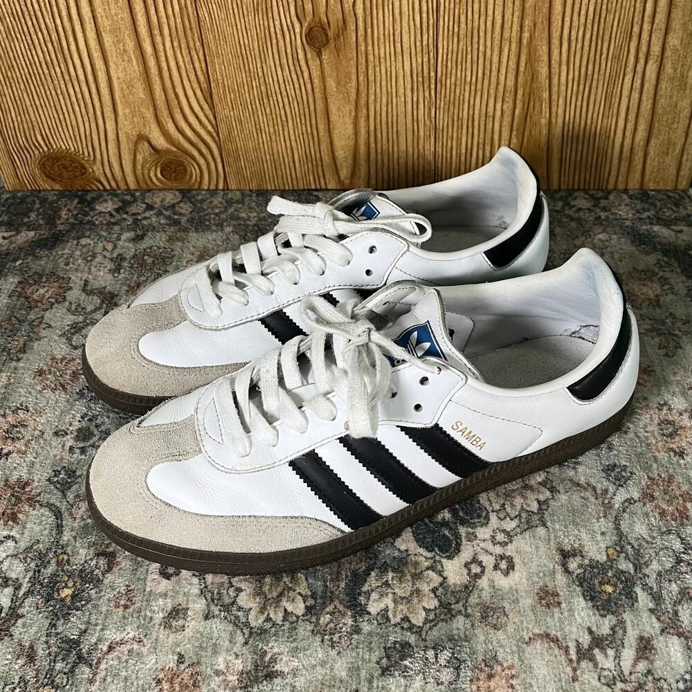 adidas Samba OG White Black Gum Shoes / Men 9 Women 10 / Low Top B75806